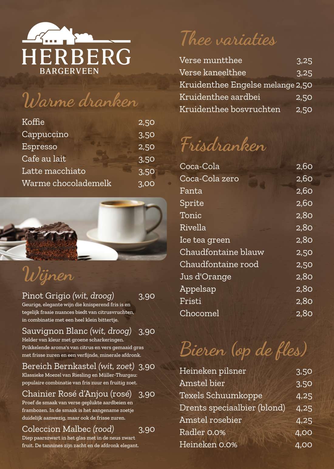 drankenkaart herberg bargerveen